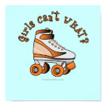 Roller Derby Skate - Orange Print