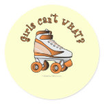 Roller Derby Skate - Orange Stickers