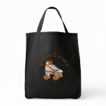 Roller Derby Skate - Orange Tote Bags
