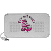 Roller Derby Skate - Pink Portable Speakers