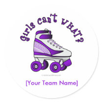 Roller Derby Skate - Purple stickers