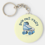 Roller Derby Skate - Sky Blue Key Chains