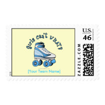 Roller Derby Skate - Sky Blue stamps