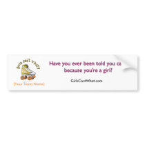 Roller Derby Skate - Yellow bumper stickers