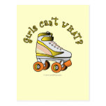 Roller Derby Skate - Yellow Post Cards