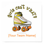 Roller Derby Skate - Yellow Print