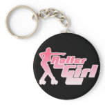 Roller Girl 80s Keychain