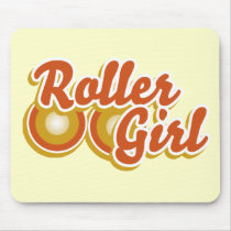Roller Girl in the Derby Mousepad