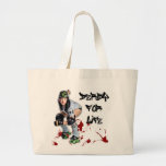 Roller Girls BREAK NECKS Tote Bags
