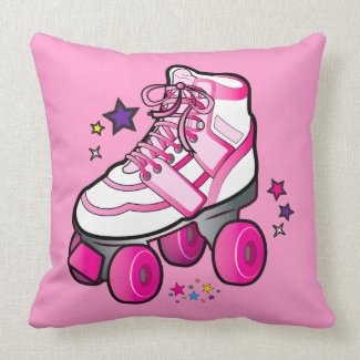 Roller Skate in Pink Pillows