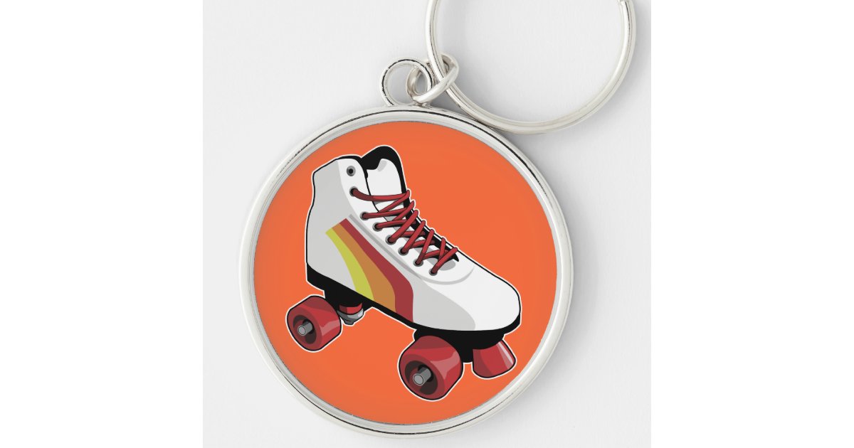 Roller skate keychain Zazzle