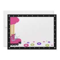 Roller Skate Legs Invitation