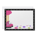 Roller Skate Legs Invitation