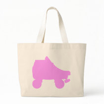 roller skate love canvas bags