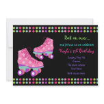 Roller Skates Birthday Party Invitations