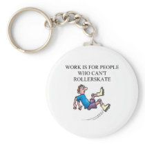 roller skating accident keychain