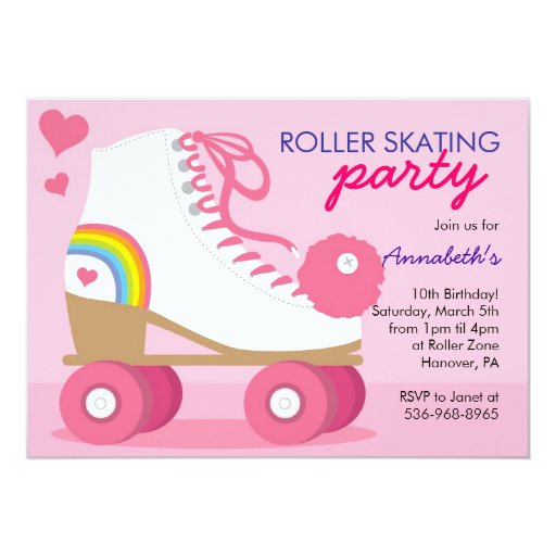 <strong>Skating Party Invitation Template</strong> | Jean <strong>Template</strong> Example Roller skating party invitation template