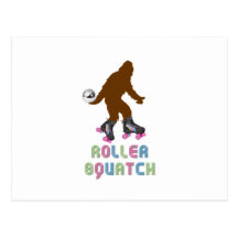 Roller Squatch Post Card