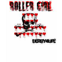 ROLLERGIRL, DERBY4LIFE t-shirts