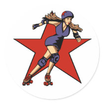 rollergirl jammer stickers