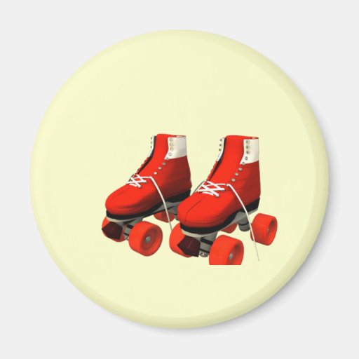 Rollerskates Refrigerator Magnet