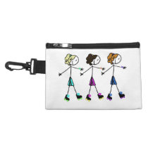 Rollerskating Girls Pouch bagettes bags