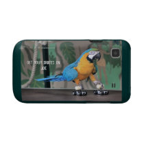 Rollerskating Parrot  Case Samsung Galaxy S Case