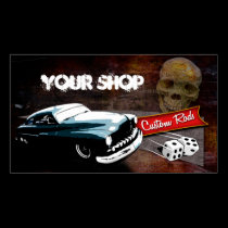 Rollin' Bones Hot Rods business cards