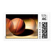 Rolling Basketball Stamp