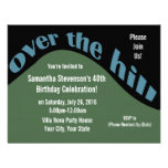 Rolling Downhill, 40th Birthday invitations