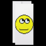 Rolling Eyes Emoticon Custom Rack Card