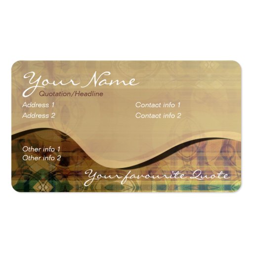 Rolling Hills Business Card (front side)