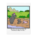 Rolling in mud postcards by Hagen_Cartoons Rolling in mud postcards