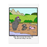Rolling in mud postcards