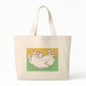 Rolling Kitty on Green bag