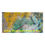 Rolling Stones meets Water &amp; Wine Photo Card Template
