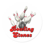 Rolling Stones Round Sticker