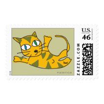 Rollover Cat Postage