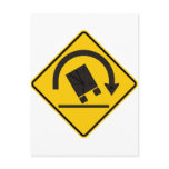 Rollover Hazard Highway Sign