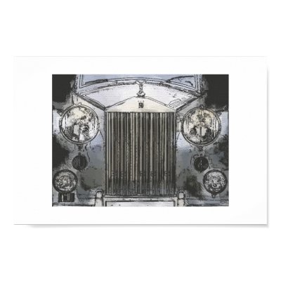 Rolls Royce Print by erniea12