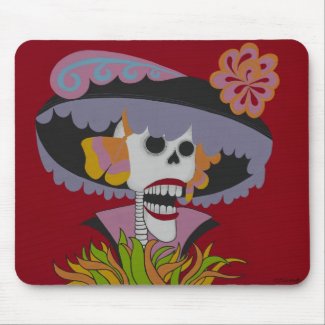 Rolly Crump Day of the Dead Mousepad mousepad