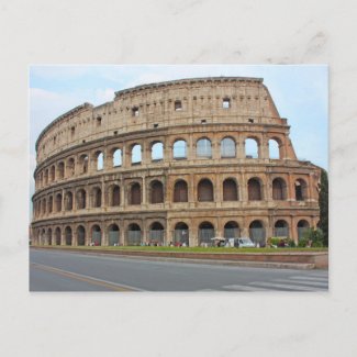 Roma coliseum postcard