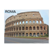 Roma coliseum post card