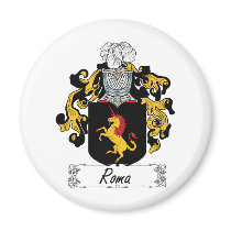 Roma Family Crest magnets by coatsofarms Roma Family Crest magnets