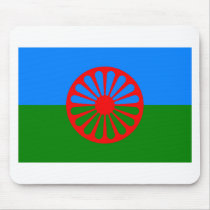 Roma Flag (Romani Flag) mousepads
