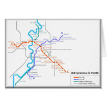Roma Metro Map Cards
