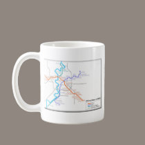 Roma Metro Map mugs