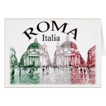 Roma Stamped cards