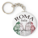 Roma Stamped Keychain