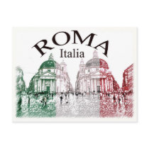 Roma Stamped postcards